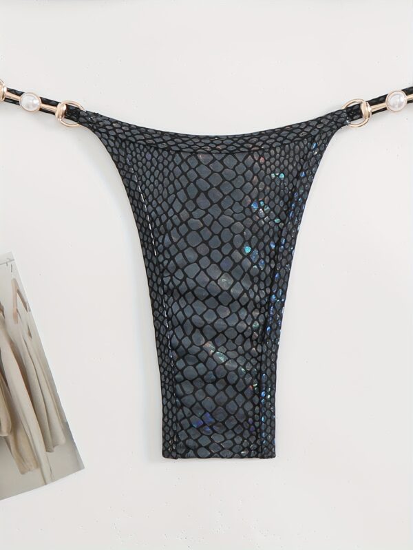Sexy High-Stretch Swimsuit with Thong Bottoms - Image 10