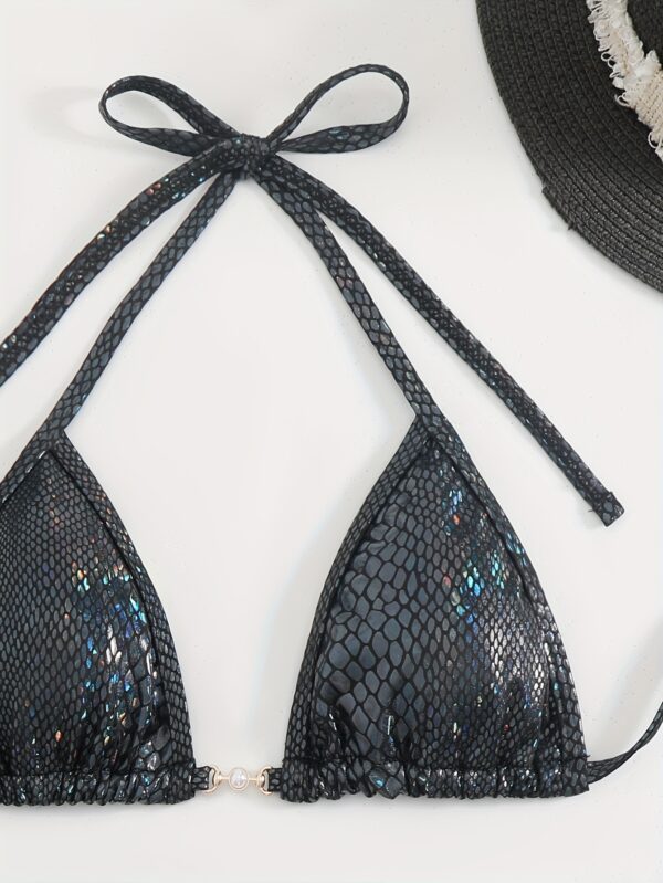Sexy High-Stretch Swimsuit with Thong Bottoms - Image 8