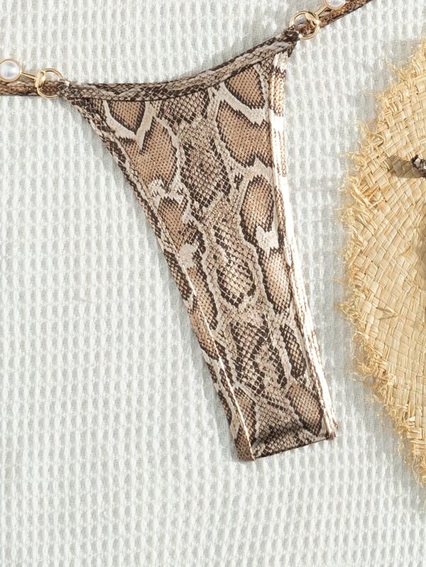Sexy High-Stretch Swimsuit with Thong Bottoms - Image 9